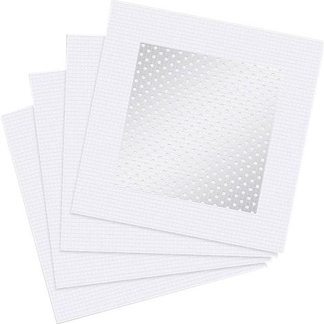 Patch de Réparation de Mur en Aluminium Réparation de Patchs d'Écran Auto-Adhésifs pour Plaque de Plâtre pour Cloison Sèche 4PCS (1/5)