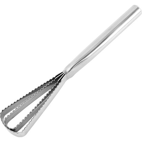 BEBUSINGOTO Descamador de pescado de acero inoxidable de 27,4 cm (1/5)