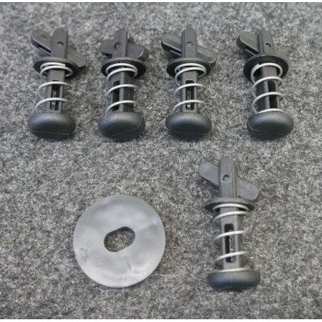 Kit de 4 plots rapides anti vibratiles pour supports muraux polyamide EID