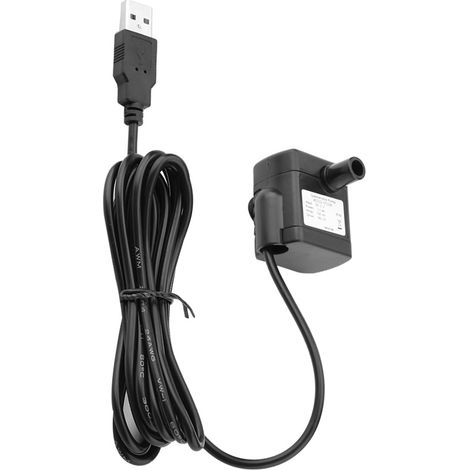 Pompe électrique USB DC 5V sans balais pour aquarium, fontaine et circulation d'eau (1/5)