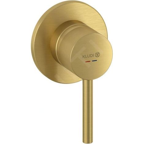 Kludi Bozz - Mitigeur de douche encastré, or brossé 38925N076 (1/2)