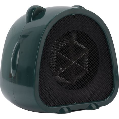 Chauffage d'appoint portable en ABS, chauffe rapide en 3 secondes, interrupteur vert, idéal pour la maison et le bureau (UE 220 V). (1/5)