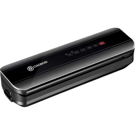 Machine à emballer sous vide - AVIZAR - 120W - Aspiration -60 kPa - Modes Auto/Manuel - 37,5x15 cm (1/5)