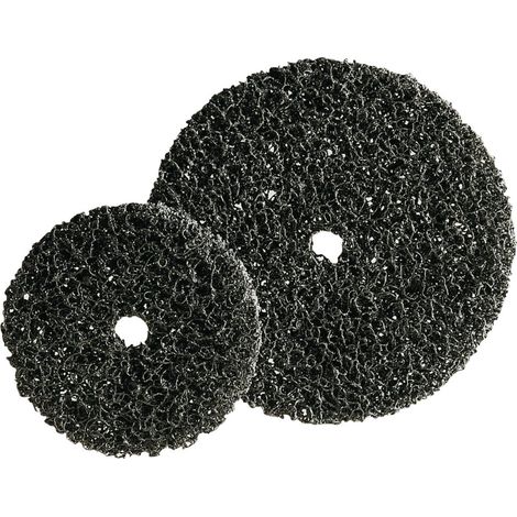 Disque de décapage Ø 150 mm 5350 tr/mn, Degré de finesse : extra-grossier, Couleur noir