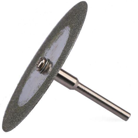 Stück 60 mm Trennscheiben aus Kohlenstoffstahl, Mini-Diamant-Sägeblatt mit 3 mm Schaft für Bohrer und Rotationswerkzeug (1/5)