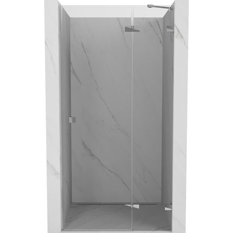 Mexen Lunar porte de douche battante droite 105 cm, transparent, chrome - 834-105-000-01-00-P (1/5)