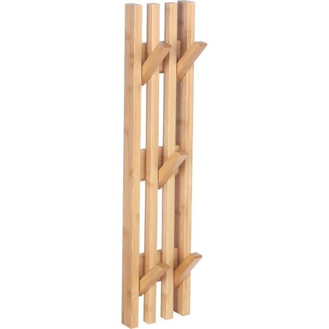 Colgador de pared de bambú para el baño BEGRYF 60x14x3.5