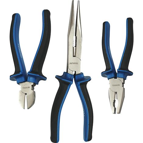 Faithfull Handyman Pliers Set, 3 Piece (1/3)