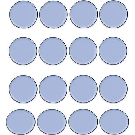 Möbelgleitmatten – Teflonmaterial – 20 mm – Selbstklebend – 16er-Pack – Möbelschutzmatten (1/4)