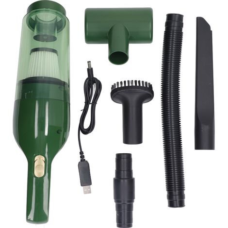 Aspirateur de voiture portable sans fil, compact et léger pour un nettoyage efficace, aspirateur 3 en 1 avec une forte puissance d'aspiration. (1/5)