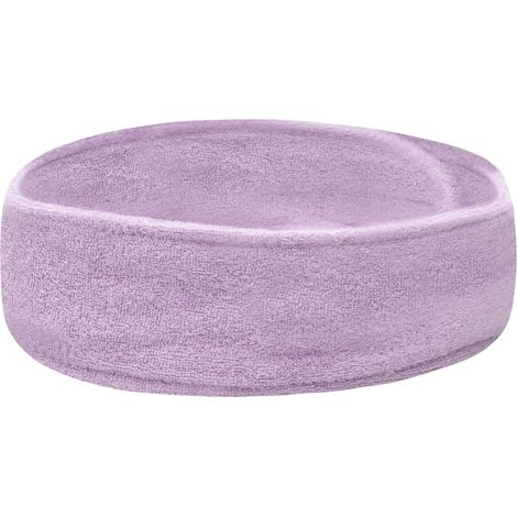 Diadema de felpa violeta (1/2)