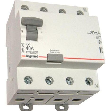 Interruptor diferencial Legrand RX3 40A 30mA CA 4P (1/5)