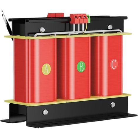 Transformateur d'isolement triphasé à Sec 10 kVA Convertisseur de Tension élévateur/abaisseur 415 V/400 V/380 V vers 220 V Alimentation Industrielle 50/60 Hz (séries SG/SBK)(SBK-20KVA) (1/4)
