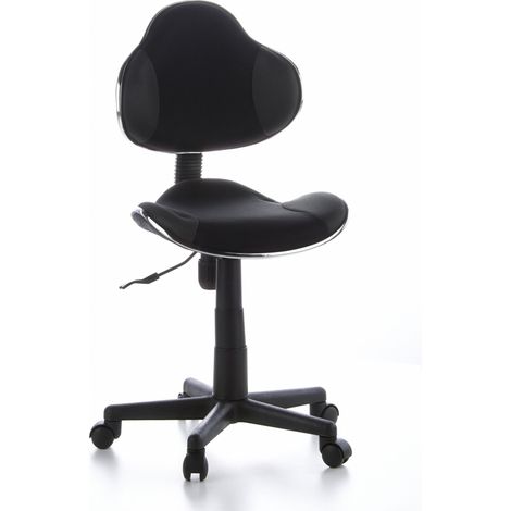 Kinderschreibtischstuhl / Kinderstuhl KIDDY GTI-2 Stoff schwarz / grau hjh OFFICE (1/5)