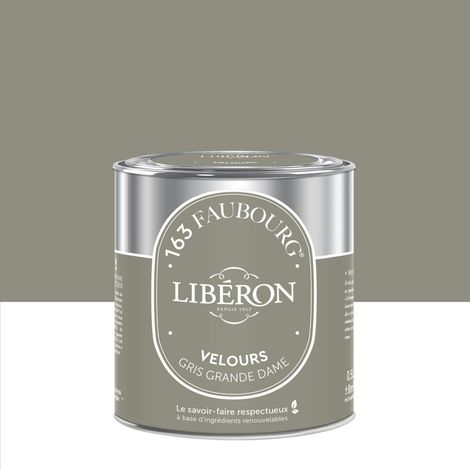 LIBERON Peinture gris grande dame multisupport 163 faubourg LIBÉRON velours 0.5 l (1/3)