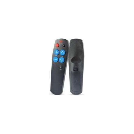 Universal TV remote control with large buttons, easy to use and set up, suitable for seniors and children. (1/4)