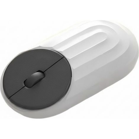Souris sans fil rechargeable Lyca silencieuse - Verte - 2,4 GHz - Design ultra-fin - Blanche