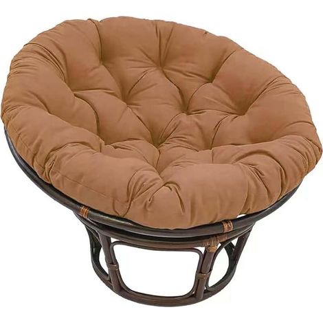 70x 70x 7cmCoussin de Jardin, Coussin de Fauteuil Papasan, Coussin Fauteuil rotin, Rond Coussin de Chaise, Coussin De Remplacement pour Chaise Suspendue, Coussins de siège pour l'intérieur/extérieur (1/5)