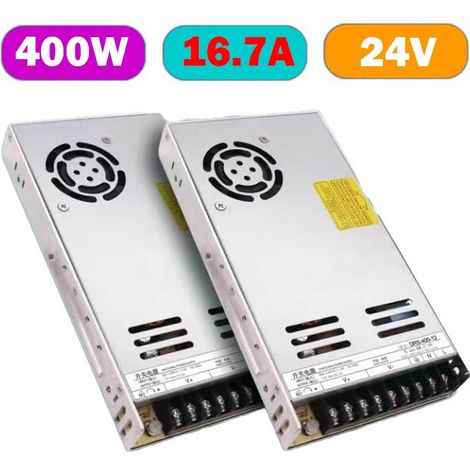 Alimentatore Switching 24V DC Trasformatore e Convertitore da 200-240V AC a 24V DC  400W