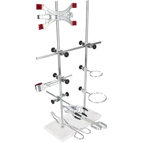 Support universel de laboratoire multifonction pour expériences de chimie et biologie, support d'enseignement scientifique, matériel pédagogique pratique. (1/5)