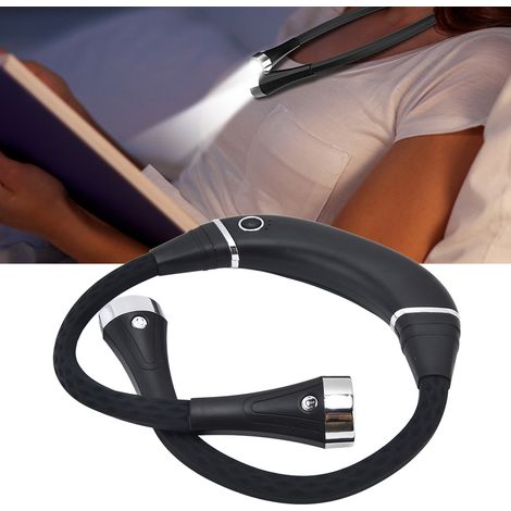 LED-Nackenleselampe, 3 einstellbare Farben, flexibel, wiederaufladbar, LED-Leselampe, Reparaturleuchte. (1/5)