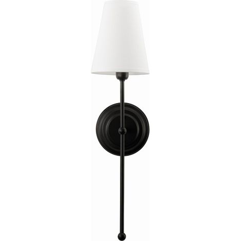 BASIC Wandleuchte in Schwarz-Weiß - schmal (1/5)