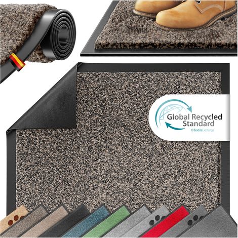 KESSER® Schmutzfangmatte, rutschfest - Taupe / Anthrazit, 60 x 90 cm, Multi
