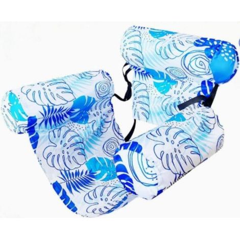 Dieser aufblasbare Sessel ist für Erwachsene geeignet und ideal für Strand und Pool. Inklusive Luftpumpe. 1 Stück, blau. (1/5)