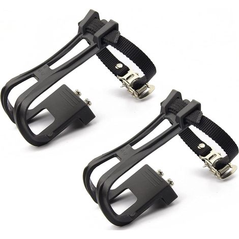 1 paire de cale-pieds avec sangles pour vélo de route/VTT - FM (1/3)