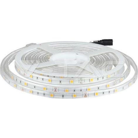 LED STRISCIA SMD5050 30 LEDS 3000K IP65                                                                  - Luce CALDA