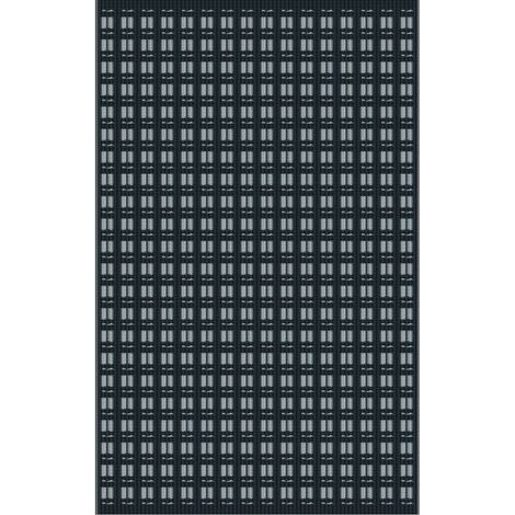PROLOISIRS Tapis d’extérieur pour salon détente ou repas blanc/graphite 240 x 150 cm (1/2)