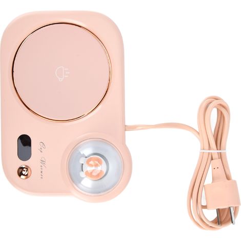 Intelligenter Tassenwärmer mit 3 Modi und automatischer Abschaltung für Kaffee, Tee und Milch, 220 V, rosa