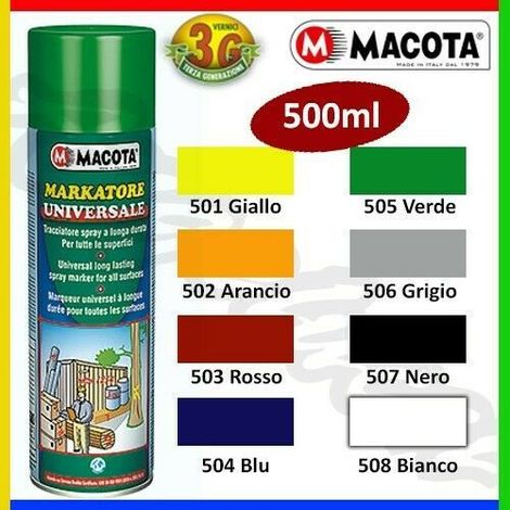 MACOTA MARKATORE smalto speciale universale per tracciare linee Colore - Giallo Fluo (Ray 1026) (1/5)