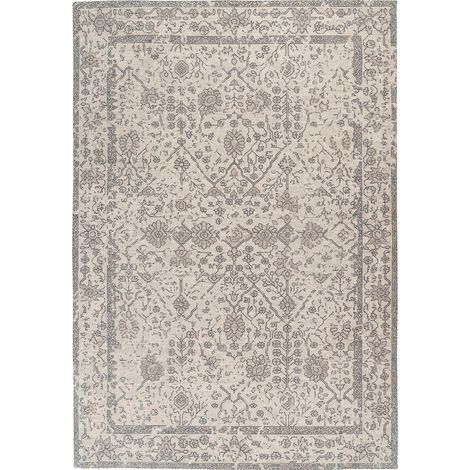 Tapis crème vintage effet délavé facile à entretenir - 150 x 80 cm (1/4)