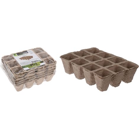 4 Plateaux biodégradables pour semis