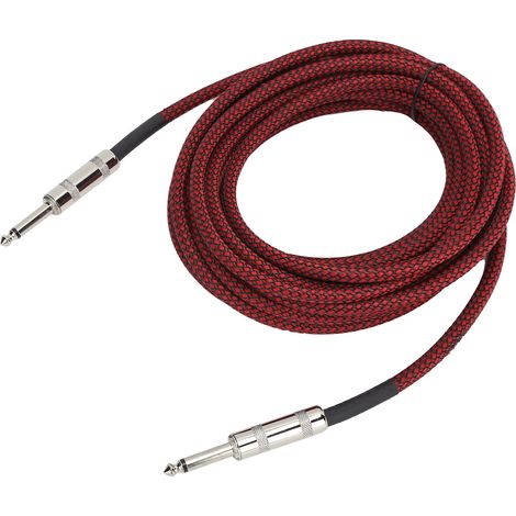 JORINDO JD6205 6,35-mm-Gitarrenkabel – 6 m / 19,7 ft – Rauscharm für Musikinstrumentenverstärker (1/5)
