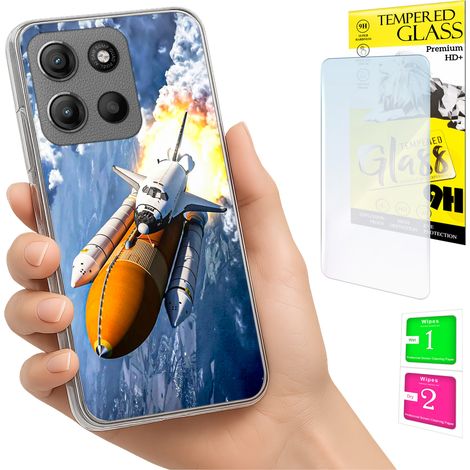 Funda para Motorola Moto G15 / G15 Power, carcasa trasera + cristal (1/5)
