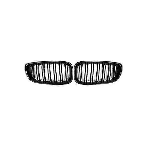 Für F07 5er GT 520 528 530 535 550 2010-2017 Chrom+Schwarz Frontstoßstange Motorhaube Nierengrill