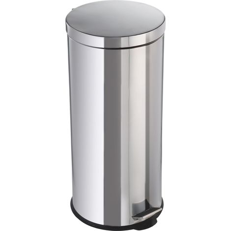 No Brand Corbeille à papier Argent H64.5xl36xL30.4cm (1/3)
