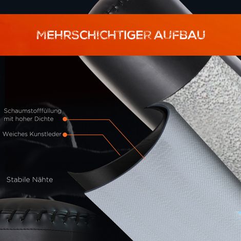 Sac de frappe autoportant 170 cm, base à ventouses, boxeur lourd pour adultes et adolescents, entraînement de force, boxe et MMA. (1/5)