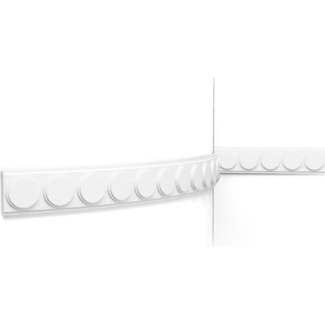 P9905F Flexible Cimaise murale Orac Decor - 6x1,2x200cm (h x p x L) - moulure décorative polyuréthane (1/3)