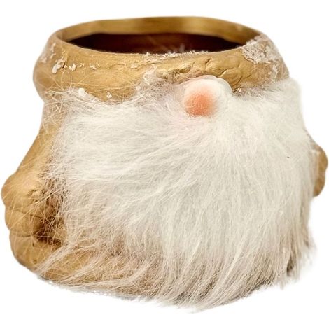 Vimin Box Vaso Caspò Gnomo con Braccia e Barba D 7 Cm L 11 Cm L 10 Cm