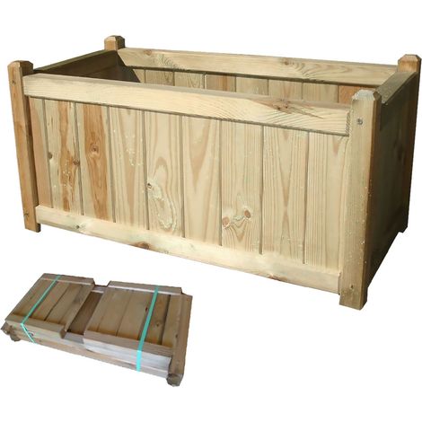 FIORIERA IN LEGNO 'VERACRUZ' 80 x 40 x h.40