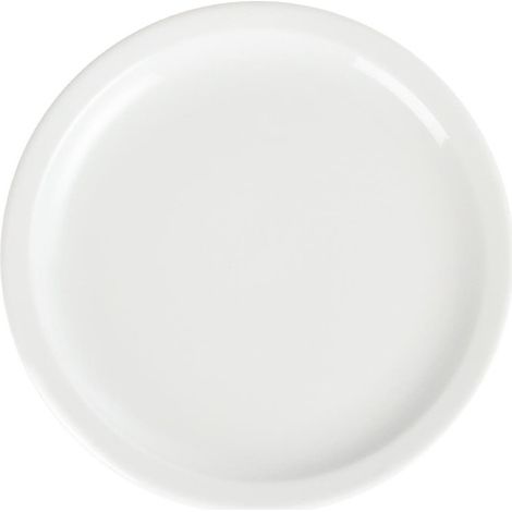 Assiettes à Bord Étroit Blanches 230(Ø)mm Lot de 12 Olympia
