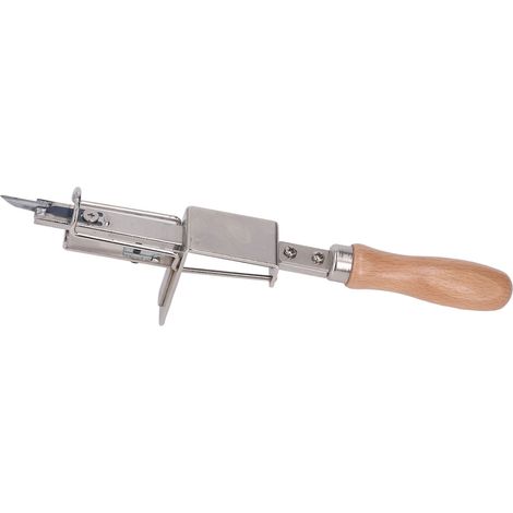 Outil de touffetage manuel avec manche en bois robuste et structure métallique pour une utilisation simple et rapide. Convient aux débutants et aux loisirs créatifs. (1/5)