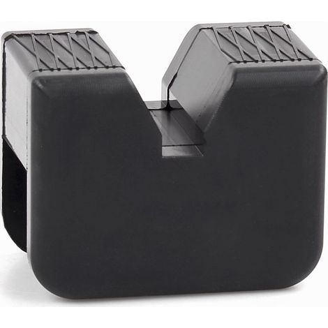Jack Pad en Caoutchouc, 2 Pcs Adaptateurs en Caoutchouc pour Support de Cric, Cric de Levage de Voiture Adaptateur, Support Universel en Caoutchouc Fendu (1/5)