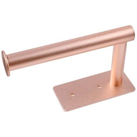 PA Toilettenpapierhalter, Wandhalterung für Badezimmer, Küche, WC, Roségold (1/5)