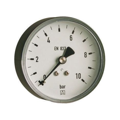 Afriso Rohrfeder-Manometer Manometer 0  16bar Anschluss hinten 1/4 AG Ø 63mm 63540