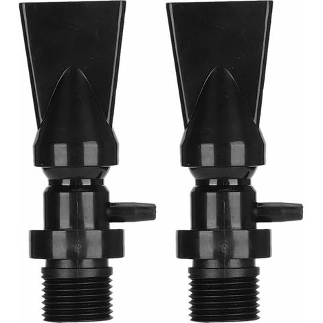 Aquarium Pump Duckbill Nozzle, 2pcs 360° Rotating Adapter Aquarium Duckbill Nozzle Fish Tank Free Rotation Water Outlet Return Pipe Water Outlet Tube with