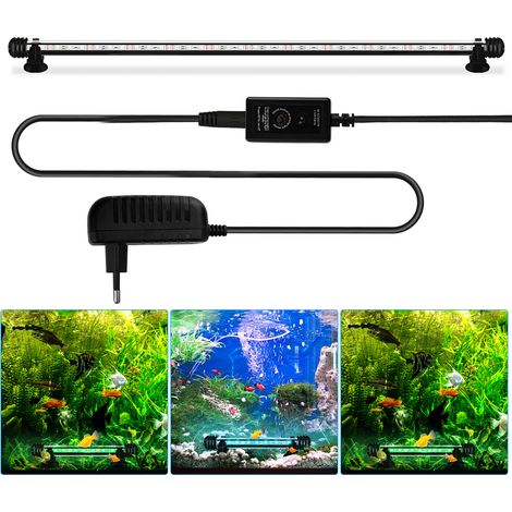 SWANEW La lampada del faretto RGB della tartaruga dell'acquario LED da 57 cm illumina i pesci d'acqua dolce (1/5)